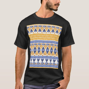 Bohemische Wasserfarbe: Nahtloses künstlerisches M T-Shirt