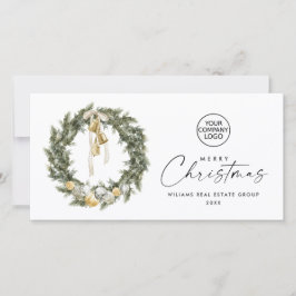Bohemische Weihnachtsfeier Unternehmensgrüße Feiertagskarte