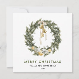 Bohemische Weihnachtsfeier Unternehmensgrüße Feiertagskarte