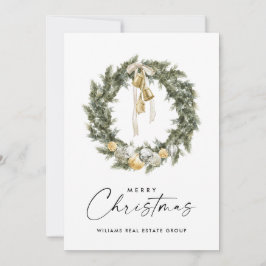 Bohemische Weihnachtsfeier Unternehmensgrüße Feiertagskarte