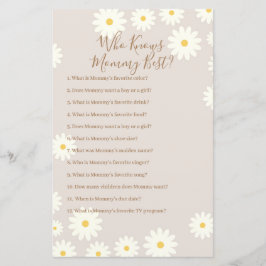 Bohemische White Daisy, die Mommy Best Game kennen