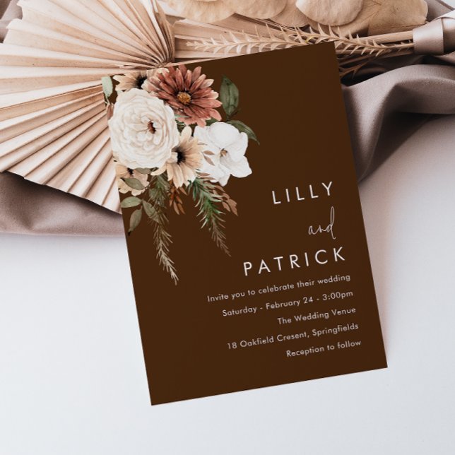 Bohemischer Blumensommer und Hochzeiten Einladung (Von Creator hochgeladen)