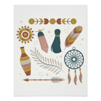 Bohemischer (Boho) Stil Poster