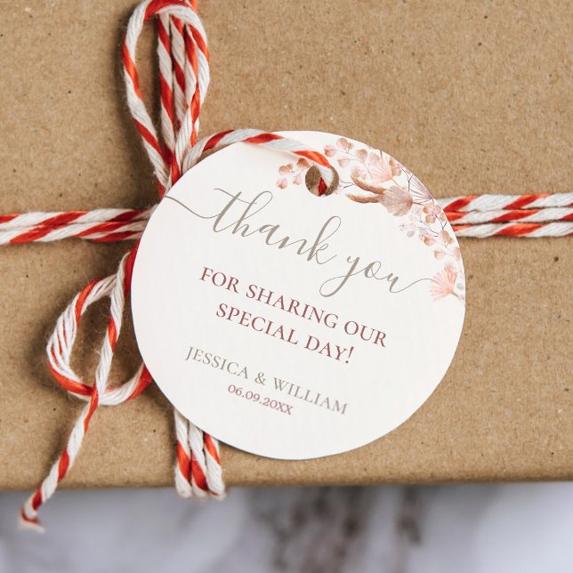 Bohemischer Dank Geschenkanhänger (Von Creator hochgeladen)