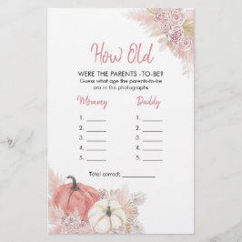 Bohemischer Fall in der Liebe Pumpkin Wie alte Elt