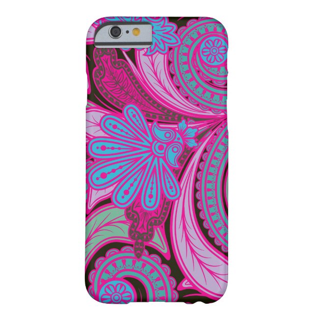Bohemischer Hipster Blumenpaisley Case-Mate iPhone Hülle (Rückseite)