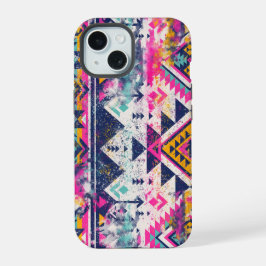 Bohemischer Inspirierter Fall iPhone 15 Hülle