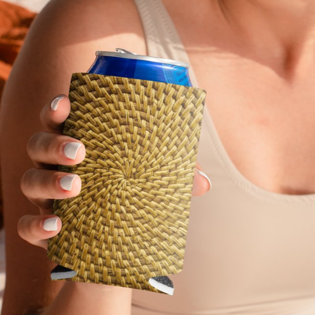 Bohemischer Rattan Basketweacker kann kühler Dosenkühler (Von Creator hochgeladen)