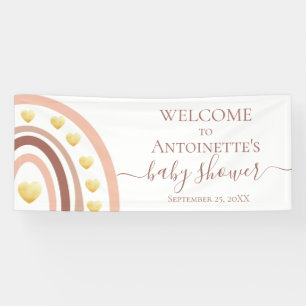 Bohemischer Regenbogen-Kinderdusche Banner