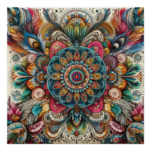 Bohemischer Stil Poster