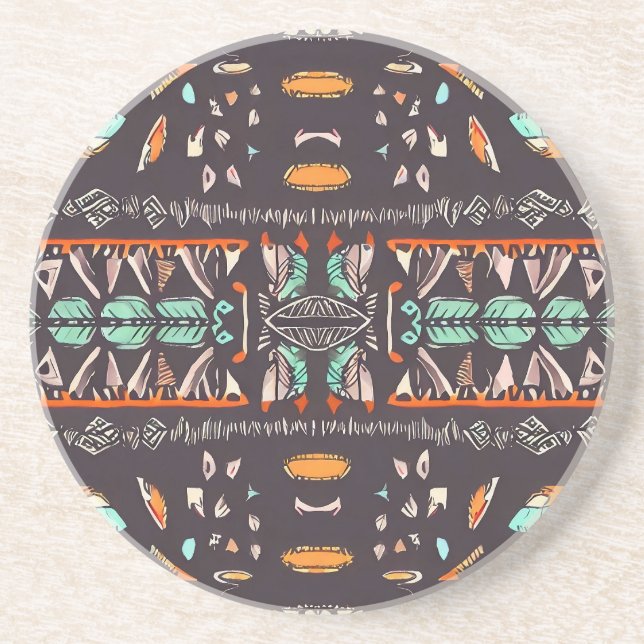 Bohemischer Western Getränkeuntersetzer (Vorne)