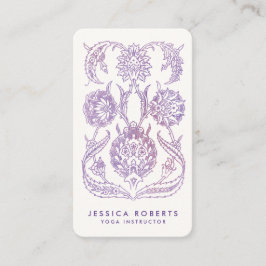 Bohemisches Design der Wasserfarben Visitenkarte