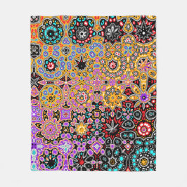 Bohemisches Fantasy Boho Klimt Jewel Pattern Fleecedecke