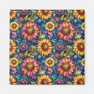 Bohemisches florales Dreamscape Magnet