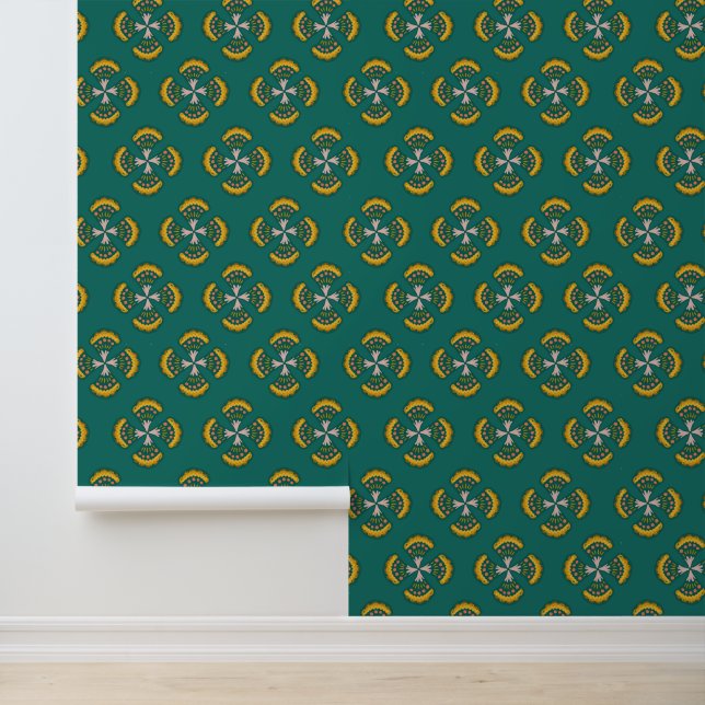 Bohemisches geometrisches Muster Tapete (Anwendung)