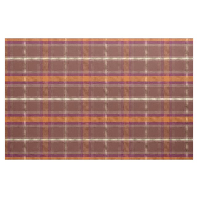 Bohemisches Kariertes BAS Herbst Stoff (Fat Quarter (45,7 x 55,9 cm))