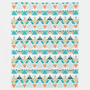 Bohemisches Muster Fleecedecke