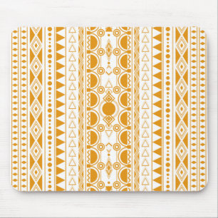 Bohemisches Ornament 30122020 Orange Mousepad