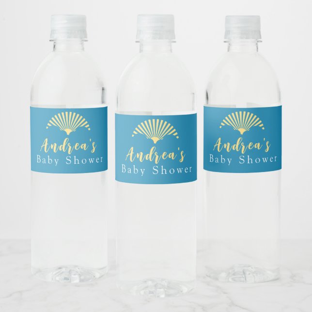 Bohemisches Sun Baby Dusche Wasserflasche Etikett (Flaschen)
