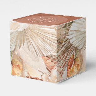Bohenian boho Rost Terracotta Gastgeschenk Hochzei Geschenkschachtel