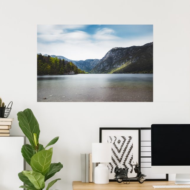 Bohinj-See, Slowenien Poster (Heimbüro)