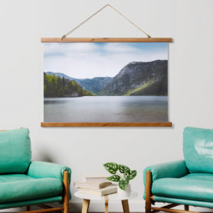 Bohinj-See, Slowenien Wandteppich Mit Holzrahmen
