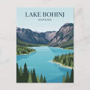 Bohinjsee, Oberkrain, Bohinj, Slowenien Postkarte