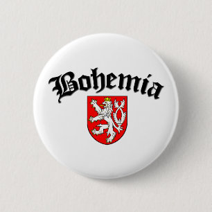 Böhmen-Flagge 2 Button