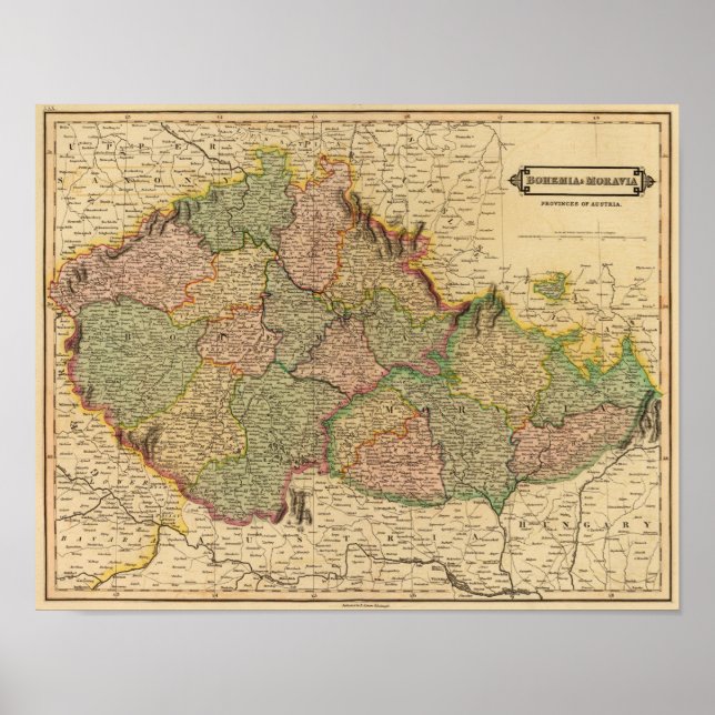 Böhmen, Mähren Poster (Vorne)