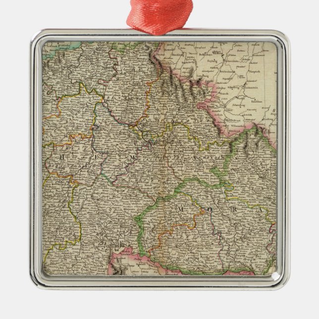Böhmen, Mähren Silbernes Ornament (Vorne)