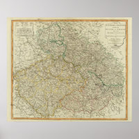 Böhmen, Schlesien, Mähren, Lausitze