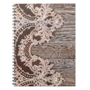 böhmisch-schicke Western mit Blumenholz Notizblock