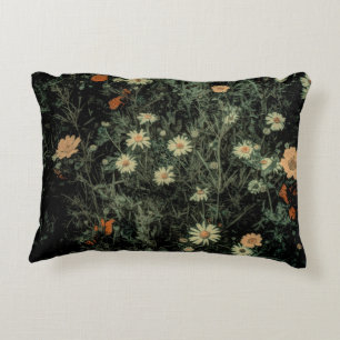 Böhmisch-Schwarze Wildblume Dekokissen