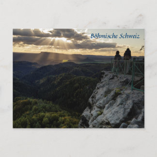 Böhmische Schweiz landschaftliches View Foto Postkarte