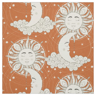 Böhmische Träume orange Stoff