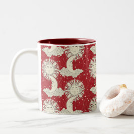 böhmische Träume rot Zweifarbige Tasse