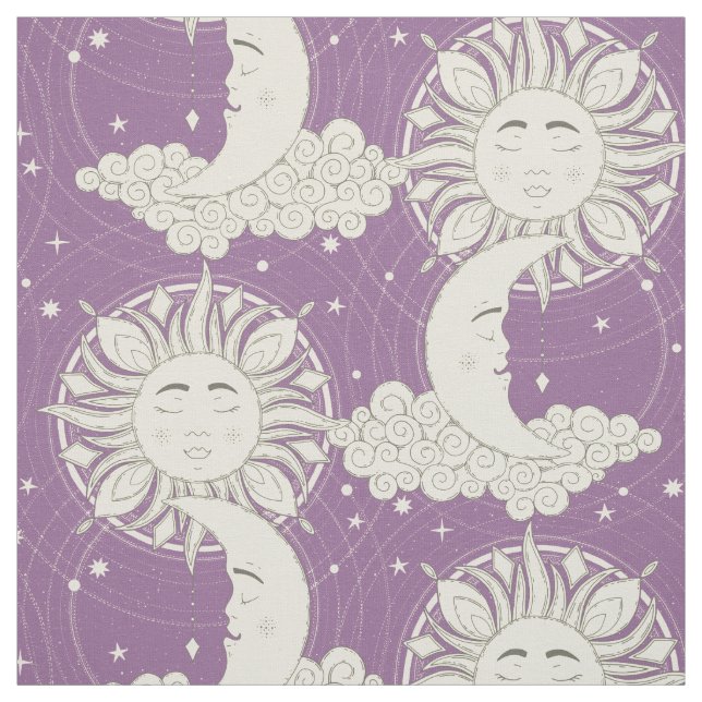 Böhmische Träume violett Stoff (Muster)