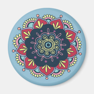 böhmischer Blumenmagnet Magnet