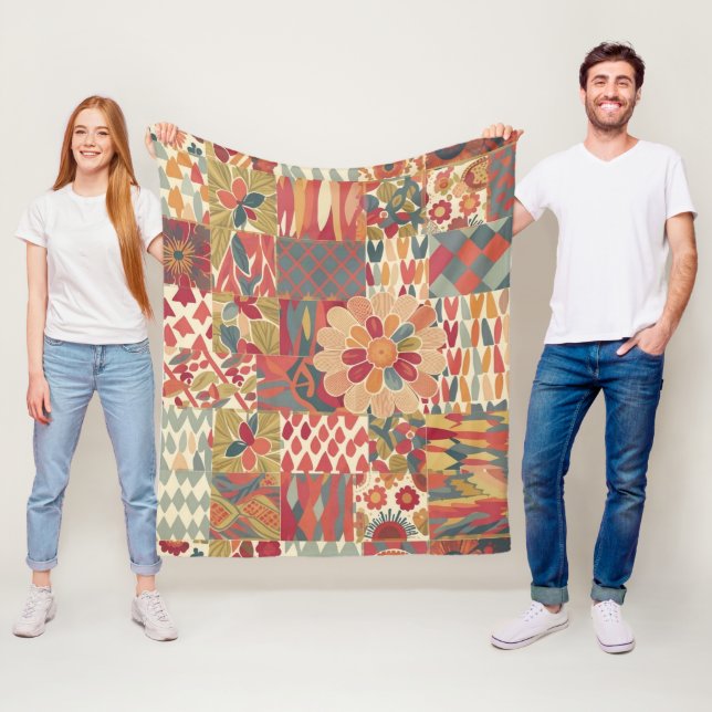 Böhmischer Traum Fleecedecke (Beispiel)