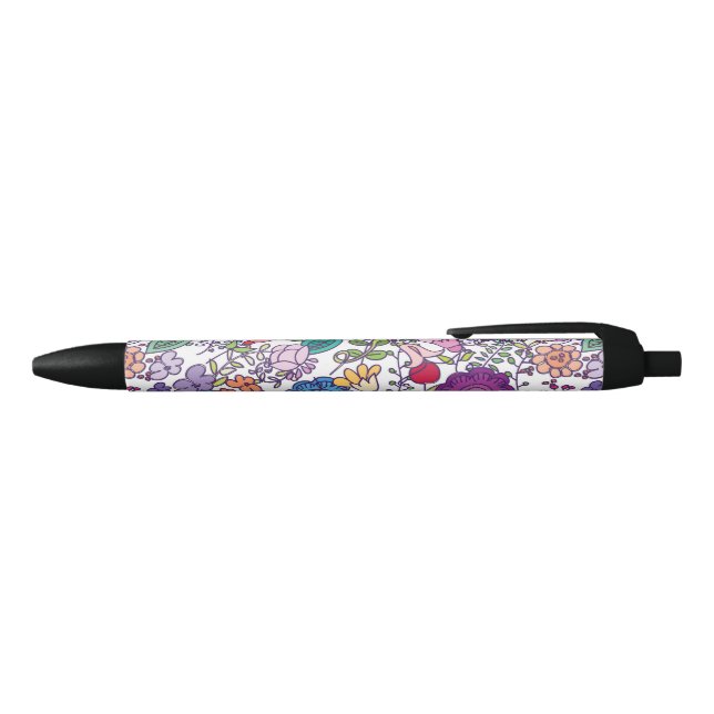 böhmisches Blumenmuster Kugelschreiber (Oberseite)