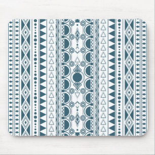 Böhmisches Ornament 30122020 Blau Mousepad