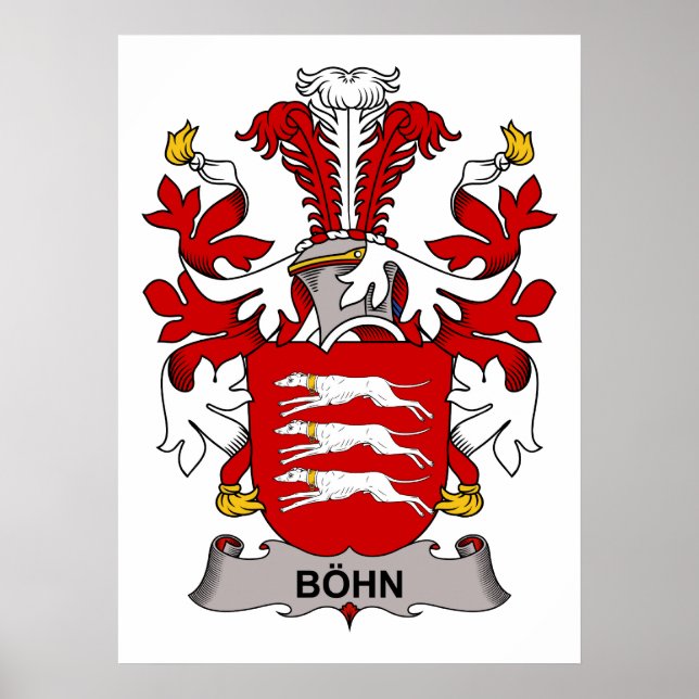 Bohn Familienwappen Poster (Vorne)