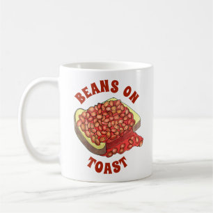 Bohnen auf Toast UK British Cuisine Food Kaffeetasse