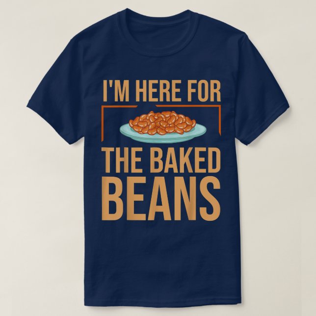 Bohnen in Dosen für Lover Feinschmecker T-Shirt (Design vorne)