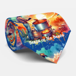 Bohnen oder keine Bohnen Chili Kochen Cowboy 1 Krawatte