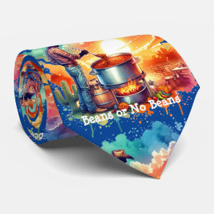 Bohnen oder keine Bohnen Chili Kochen Cowboy 1 Krawatte