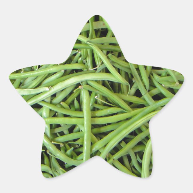 Bohnen Stern-Aufkleber (Vorderseite)