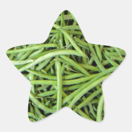 Bohnen Stern-Aufkleber