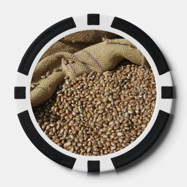 Bohnenbeutel Pokerchips (Vorderseite)