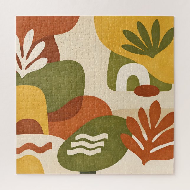 Boho-Abstracte Botanische Kunst (Vertikal)